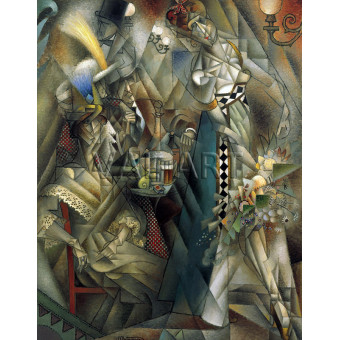 РЕПРОДУКЦИИ НА КАРТИНИ Танцьорка в кафене (1912)